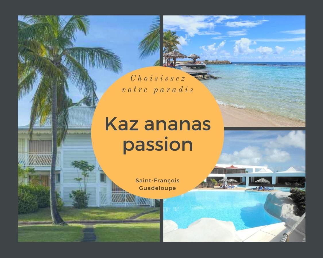 F3 _ Kaz Ananas Passion Au Manganao Leilighet Saint-Francois  Eksteriør bilde